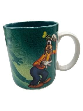 Disney-Goofy & Donald Duck with shadows- cup/mug- High-Five -HTF
